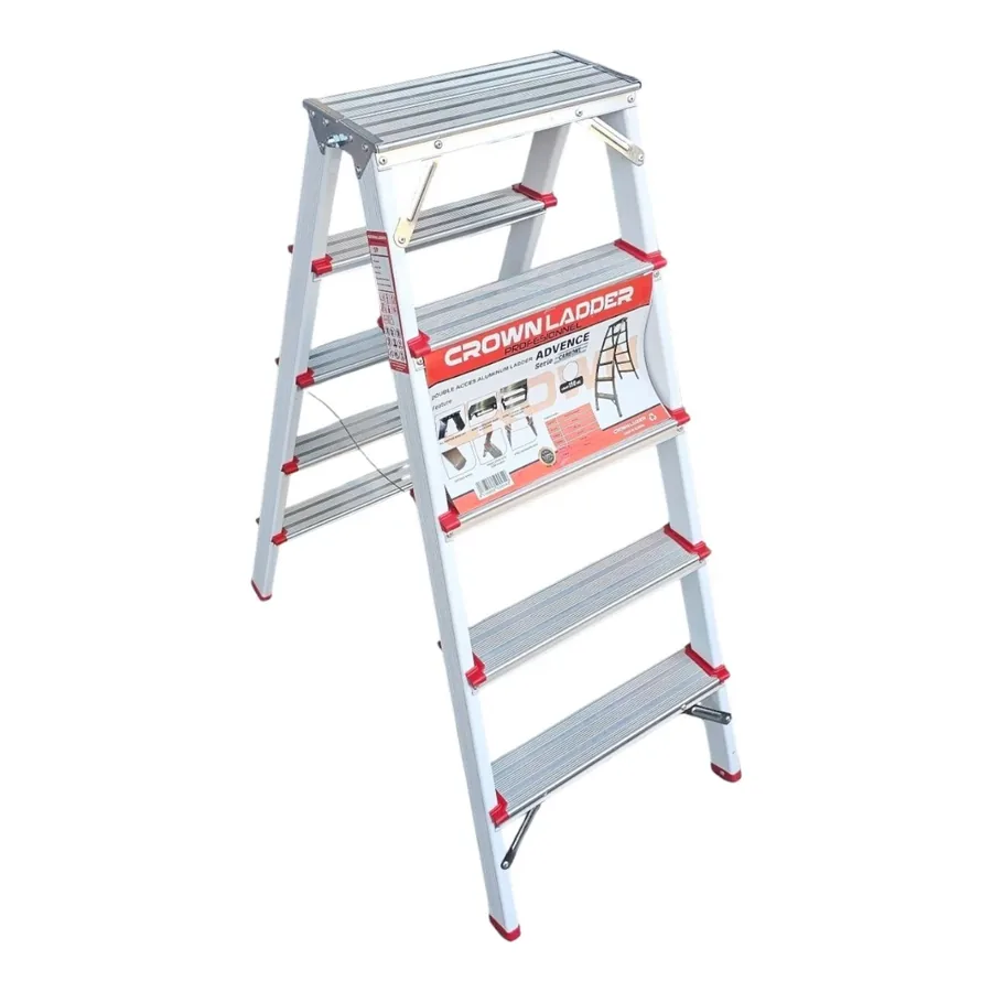Escabeau double accès en aluminium CROWN LADDER – Série Advance